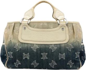 Celine Pre-owned The Boogie Bag - Dames - Vintage Handtas - Blauw - ONE Size - Leer - Vintage
