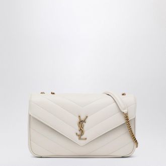 Saint Laurent Medium LouLou bag in cream leather