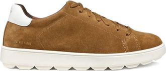 Geox Sneakers Spherica ECUB-1 in pelle scamosciata - Marrone