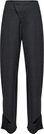 VSP Tasha Wool Pants - Dames - Broeken - Grijs - M - Wol - Broeken