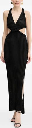 Guess Co Abito lungo con dettaglio cut-out - Nero