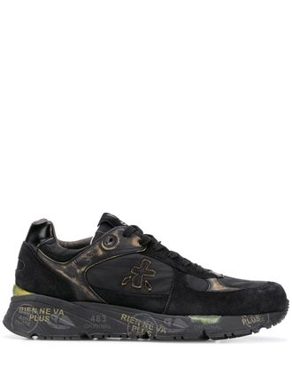 Premiata Mase distressed-effect sneakers - Black