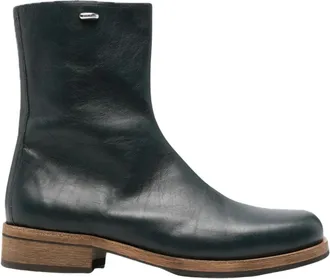Our Legacy Schoenen, Heren, Blauw, 45 EU, Leer, Camion Boot