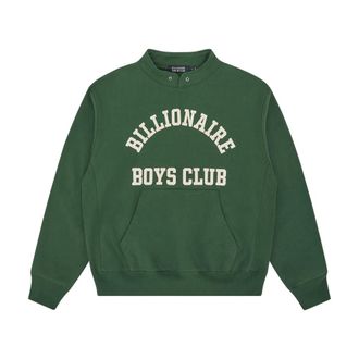 Billionaire Boys Club Hoodies & sweatvesten, Heren, Groen, S, Katoen, Stand Collar Sweatshirt