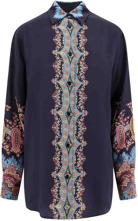 Etro Silk shirt with floral print
