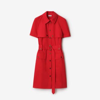 Burberry Wool Trench Dress