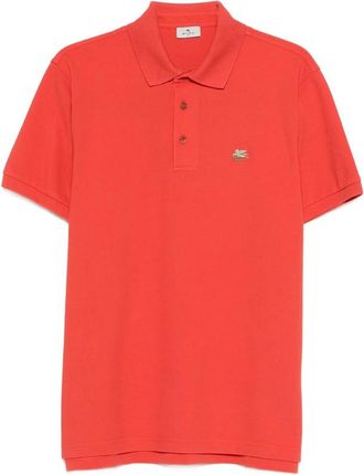 Etro Button Logo-detail Polo Shirt