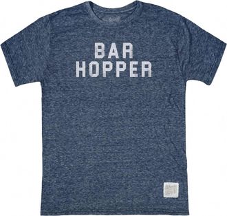 The Original Retro Brand Mens Bar Hopper Top In Navy