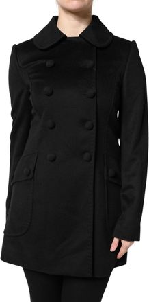 Dolce & Gabbana Womens Black Wool Sartoria Italiano Blazer Jacket Virgin Clothing