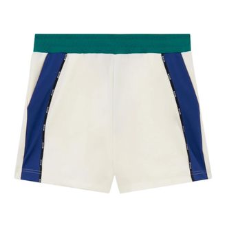 GCDS Shorts da Pista Color-Block - - Shorts - Donna - Bianco - 2XS