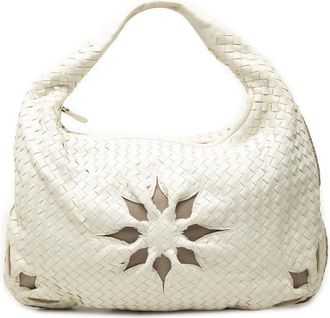 Bottega Veneta Pre-owned Bottega Veneta Large Nappa Intrecciato Flower Veneta Hobo Ladies KPWGCWWPFBTV51PL