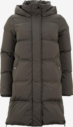 Woolrich Mittellange Steppjacke aus hochwertigem Funktionsstoff Kelly