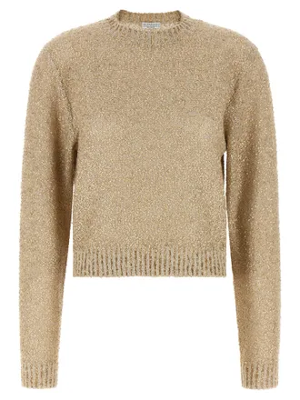 Brunello Cucinelli Womens Micro Sequin Sweater