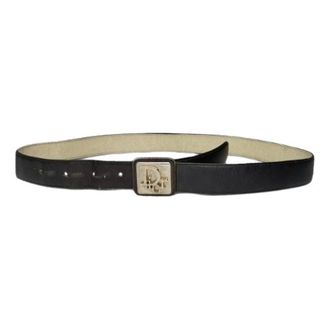 Dior Pre-owned Vintage Leather Belt - female - Dior Vintage - Vintage Belts - Brown - ONE SIZE - Pre-owned