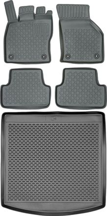 OEM Juego De Alfombrillas Para Coche Y Maletero Para Seat Leon Iii Kombi (2013-2020)