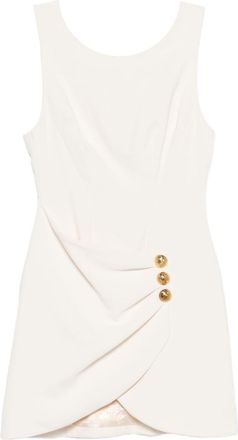 Elisabetta Franchi Draped Mini Dress