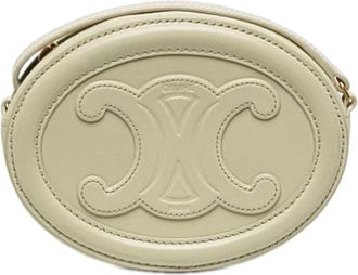 Celine Pre-owned Celine Small Calfskin Cuir Triomphe Oval Crossbody Ladies 0NKEMP48CGVE5ST4