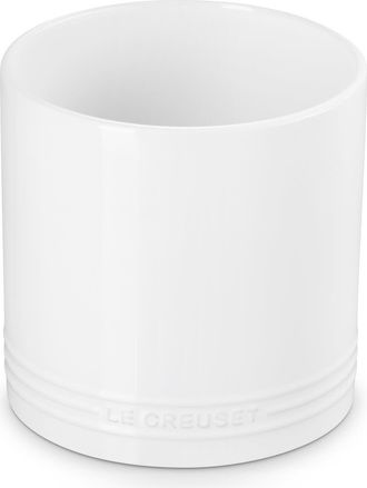 LE CREUSET Signature Stoneware Utensil Crock in White at Nordstrom
