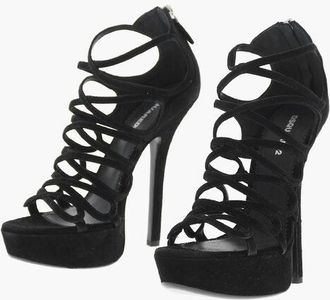 Dsquared2 Suede Sandals DEANDAY 15cm Heel size 36