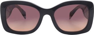 Prada Brown Gradient Butterfly Ladies Sunglasses PR A08S 12O50C 56