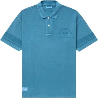 Chocoolate logo-print cotton polo shirt - men - Cotton - L - Blue