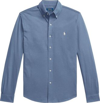 Ralph Lauren Hemd - Heren - Casual Overhemden - Blauw - XL - Overhemden