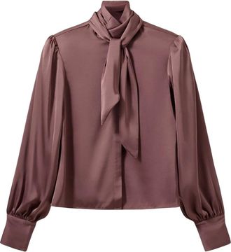Sofie Schnoor Camicia in raso Carinasw - - Blouses & Shirts - Donna - Viola - L