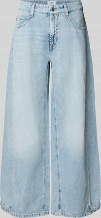 Cambio Cambio Wide Fit Jeans mit Leinen-Anteil Modell Oaklyn in Jeansblau, Gr&ouml;&szlig;e 36