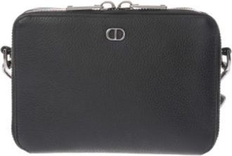 Dior Black Leather Shoulder Bag (Pre-Owned)