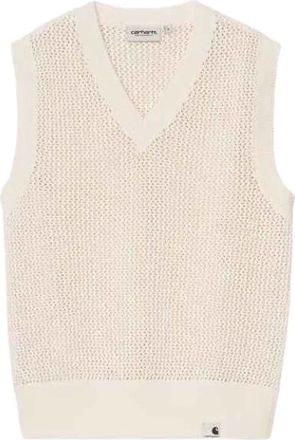 Carhartt Work in Progress Truien & Vesten, Dames, Beige, XS, Katoen, Stockton Vest