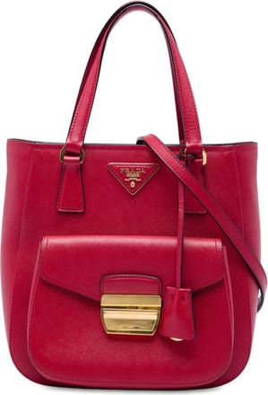 Prada Pre-owned Prada Saffiano Lux Metropolis Tote Ladies G39QOERGBTII29K2