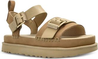 UGG Beige Goldenstar Villa Leather Sandals