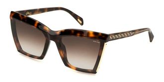 Police SPLP44 NEBULA 1 09AJ Womens Sunglasses Tortoiseshell Size 60