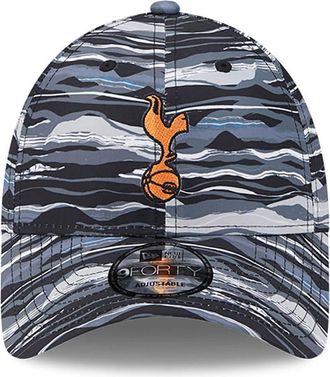 New Era Tottenham Hotspur FC, All Over Print, Wave Multi Coloured, 9FORTY, Adult Adjustable Cap, Official Merchandise