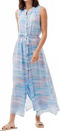 Bella Dahl Isla Maxi Dress In Multi (Watercolor)