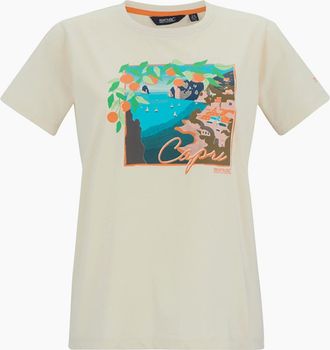 Regatta Womens Regatta Womens/Ladies Filandra VX Capri Seaside T-Shirt - Cream/White - Size: 16