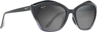 Maui Jim Lotus Zonnebril - Dames - Zonnebrillen - Zwart - 56 MM - Accessoires