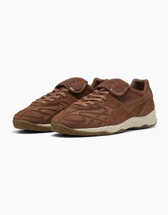 Puma Mens King Round Toe Low Top Sneakers - Tan - Size: 4.5 37.5
