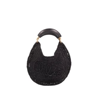 Chlo&eacute; Handbags, female, Black, Size: ONE SIZE Summer Banana Hobo Bag