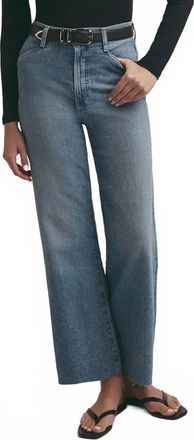 Favorite Daughter Mischa Super High Rise Wide Leg Ankle Jeans In Monterey