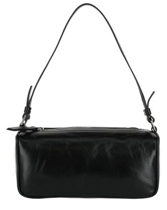 by FAR By FAR Eva Creased Leather Shoulder Bag