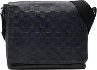 Louis Vuitton Pre-owned Cross Body Bags, female, Blue, Size: ONE SIZE Pre-owned The District PM