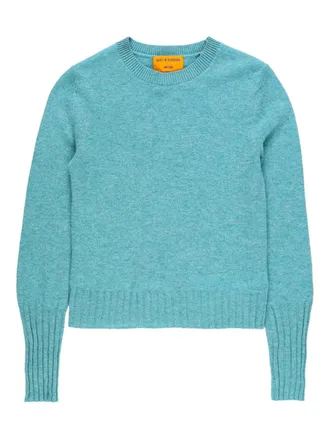 Guest In Residence Shrunken crew-neck sweater - Blue