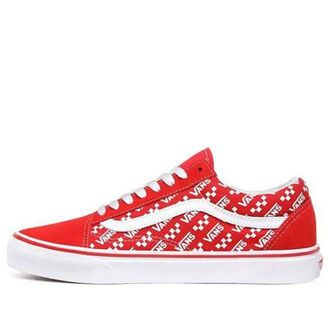 Vans Old Skool Logo Repeat - Racing Red VN0A4U3BW35
