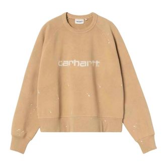 Carhartt Work in Progress Painter Sweatshirt - Dames - Sweatshirts - Bruin - M - Katoen - Hoodies & sweatvesten