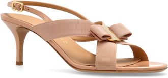 Ferragamo Heeled Sandals Rima, Womens, Beige