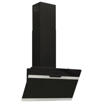 vidaXL Vidaxl - Campana Extractora Pared Acero Y Vidrio Templado Negro 60 Cm