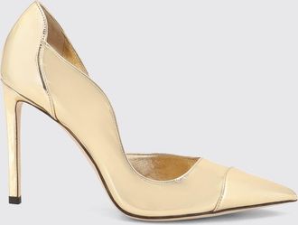 Jimmy Choo London D&eacute;collet&eacute; Brigitte in pelle verniciata con tacco alto