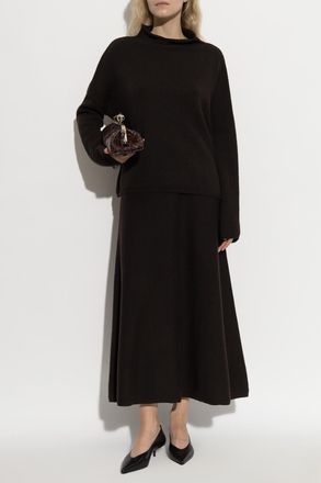 Lisa Yang Cashmere Skirt Torie, Womens, Brown