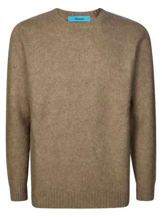 Drumohr Multicolor Crewneck Textured Knit Sweater